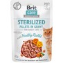 BRIT Care Cat Fillets Gravy Steril Healthy Rabbit - filetky ve šťávě s králičím masem pro kastrované kočky , 85g